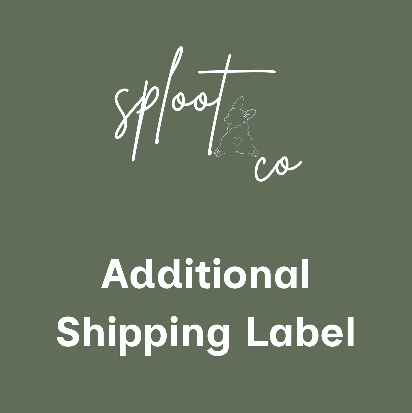 Additional Shipping Label